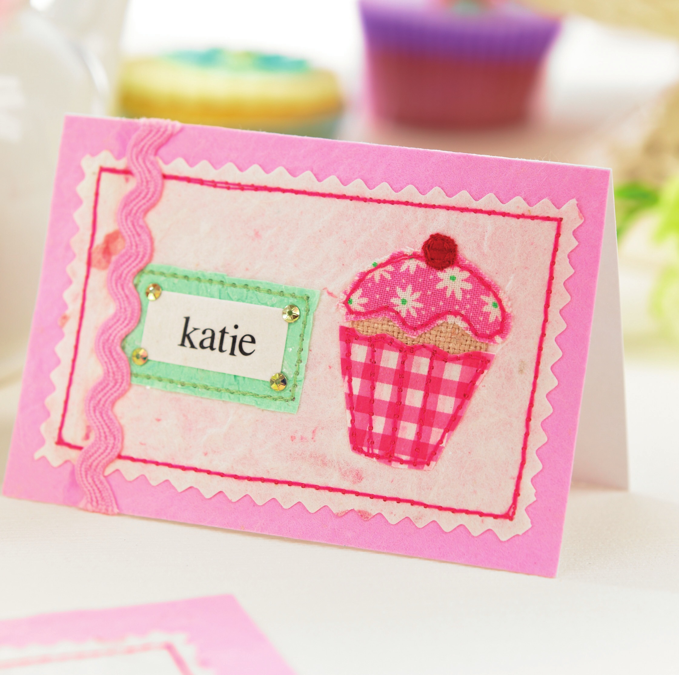 Cupcake Themed Bunting And Cards
