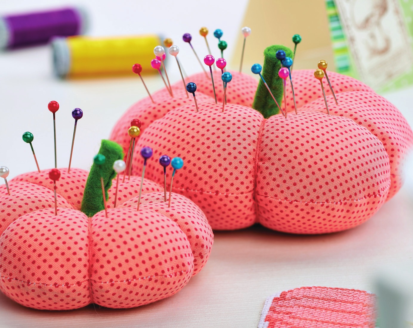 Ditsy Fabric Pumpkin