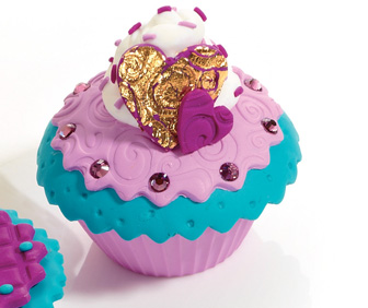 Domestic Goddess Heart Cupcake