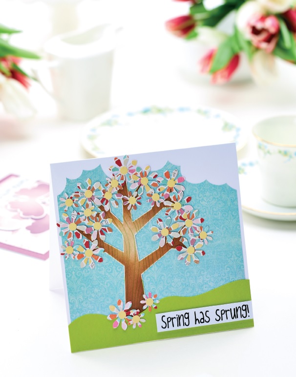 Spring Tree Blank Motif