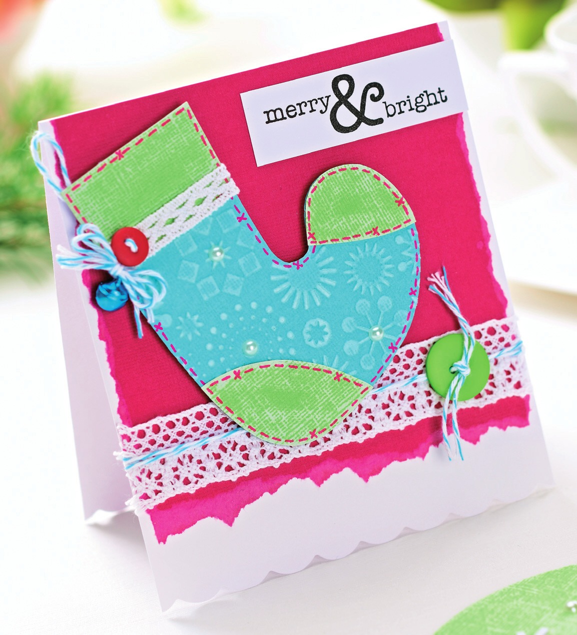 Embossed Christmas cards