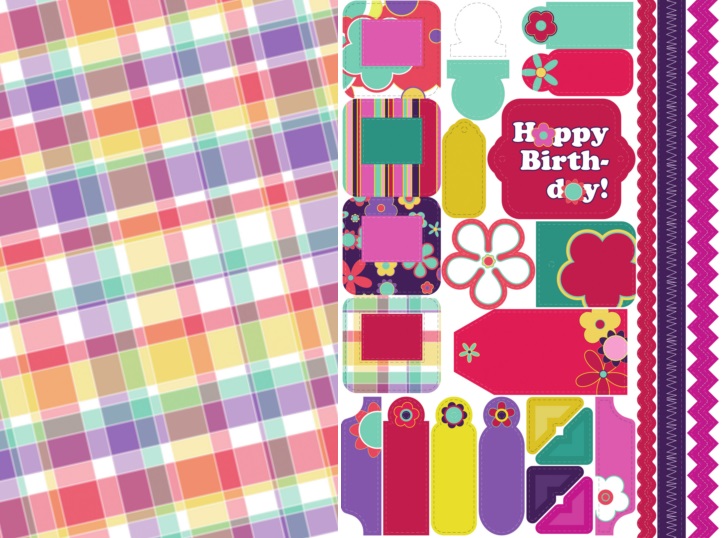 Stylish Tartan Papers & Sentiments