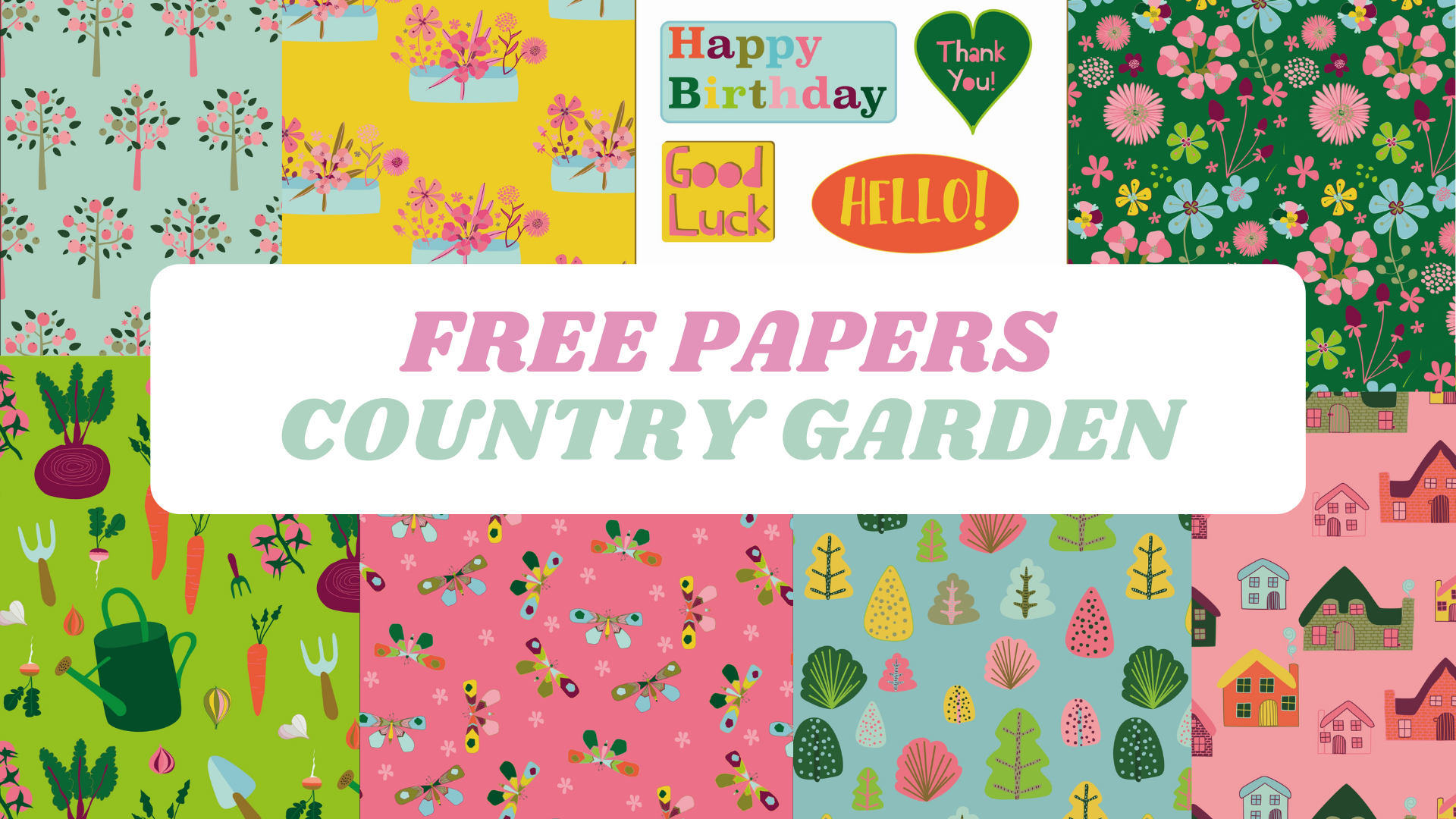 Free Country Garden Papers