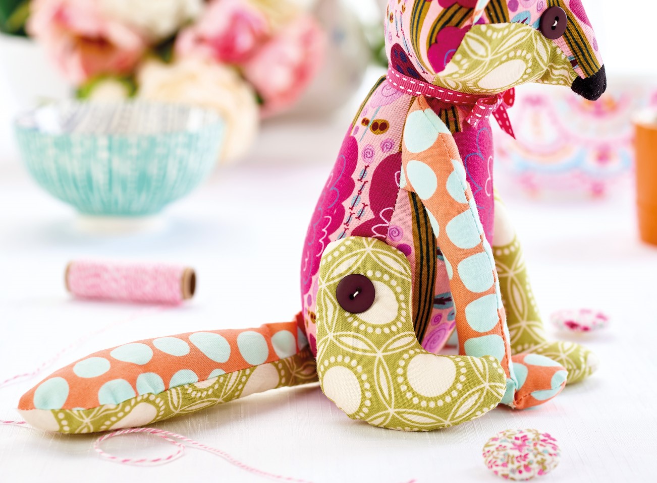 Fabric Fox Toy Sewing Project