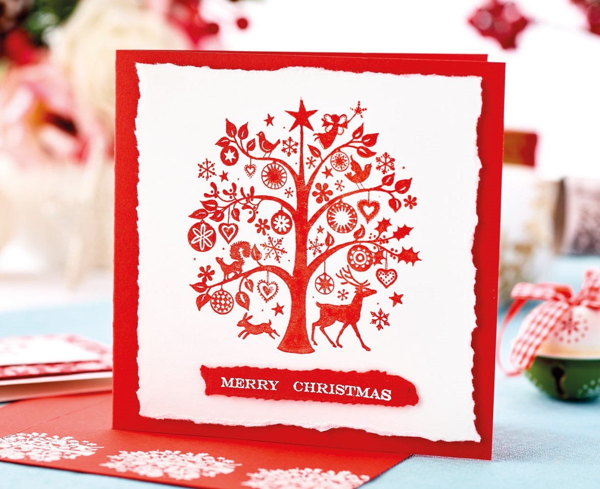 Heat Embossed Festive Magic