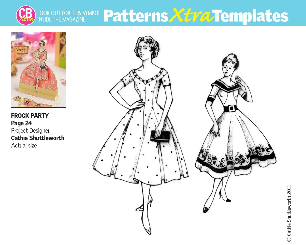 Fifties Themed Papercrafts