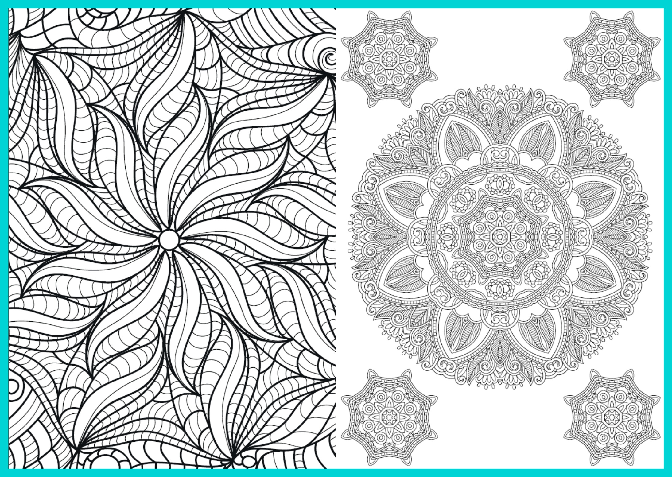Flower Art Therapy Designs