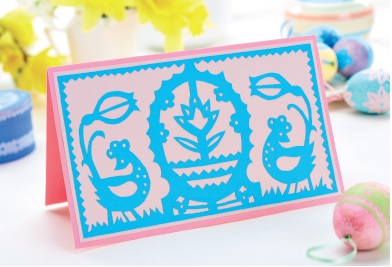 Intricate Easter Papercutting Template