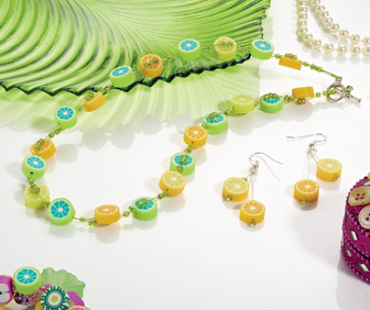 Fruit Fusion Fruit Slice Necklace