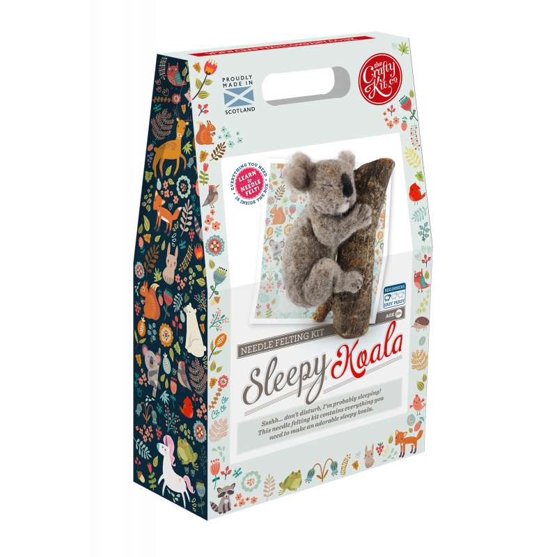 Win One of Ten Sleepy Koala Needle Felting Kits