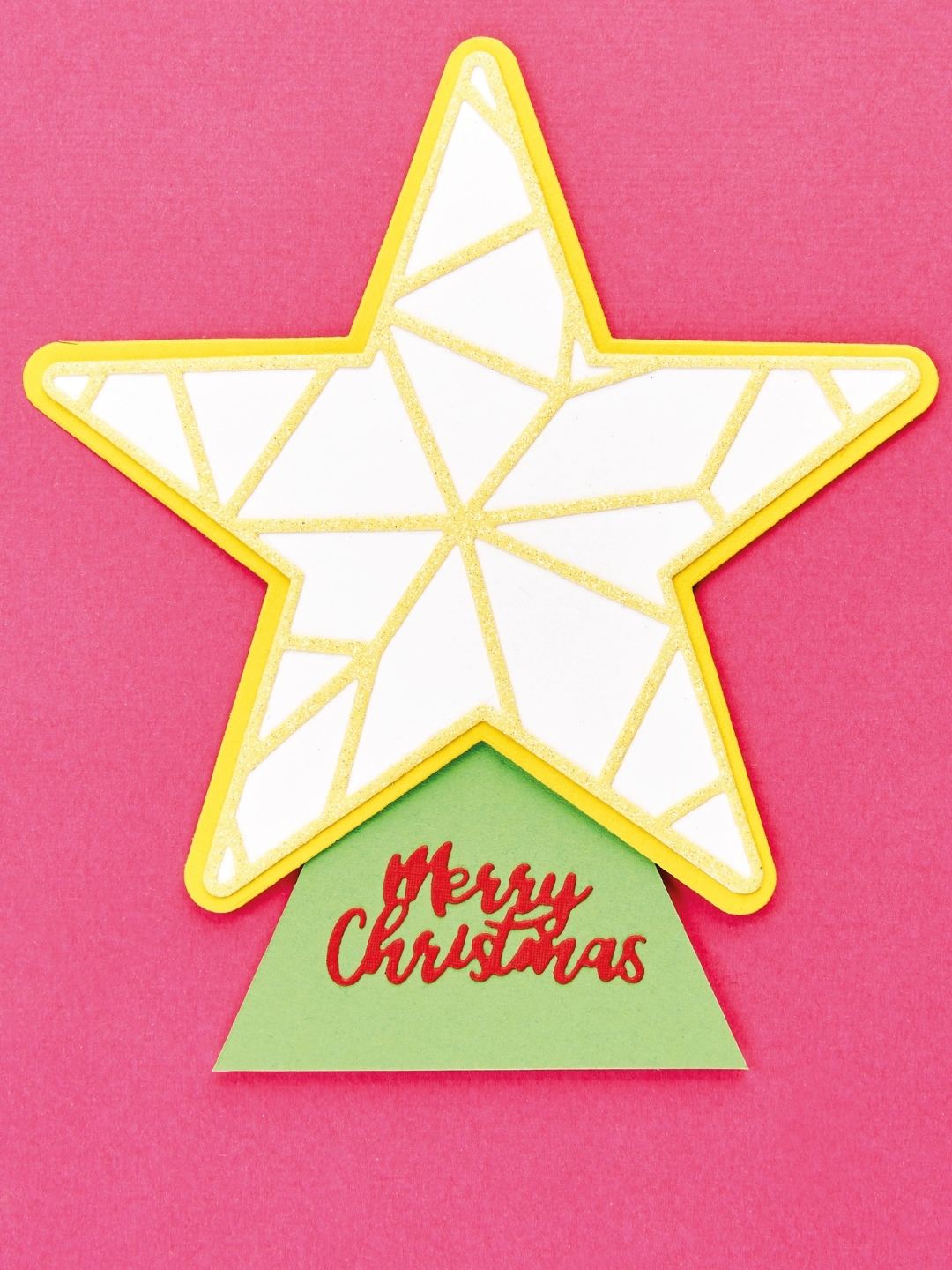 Geometric Die-Cut Star Cards