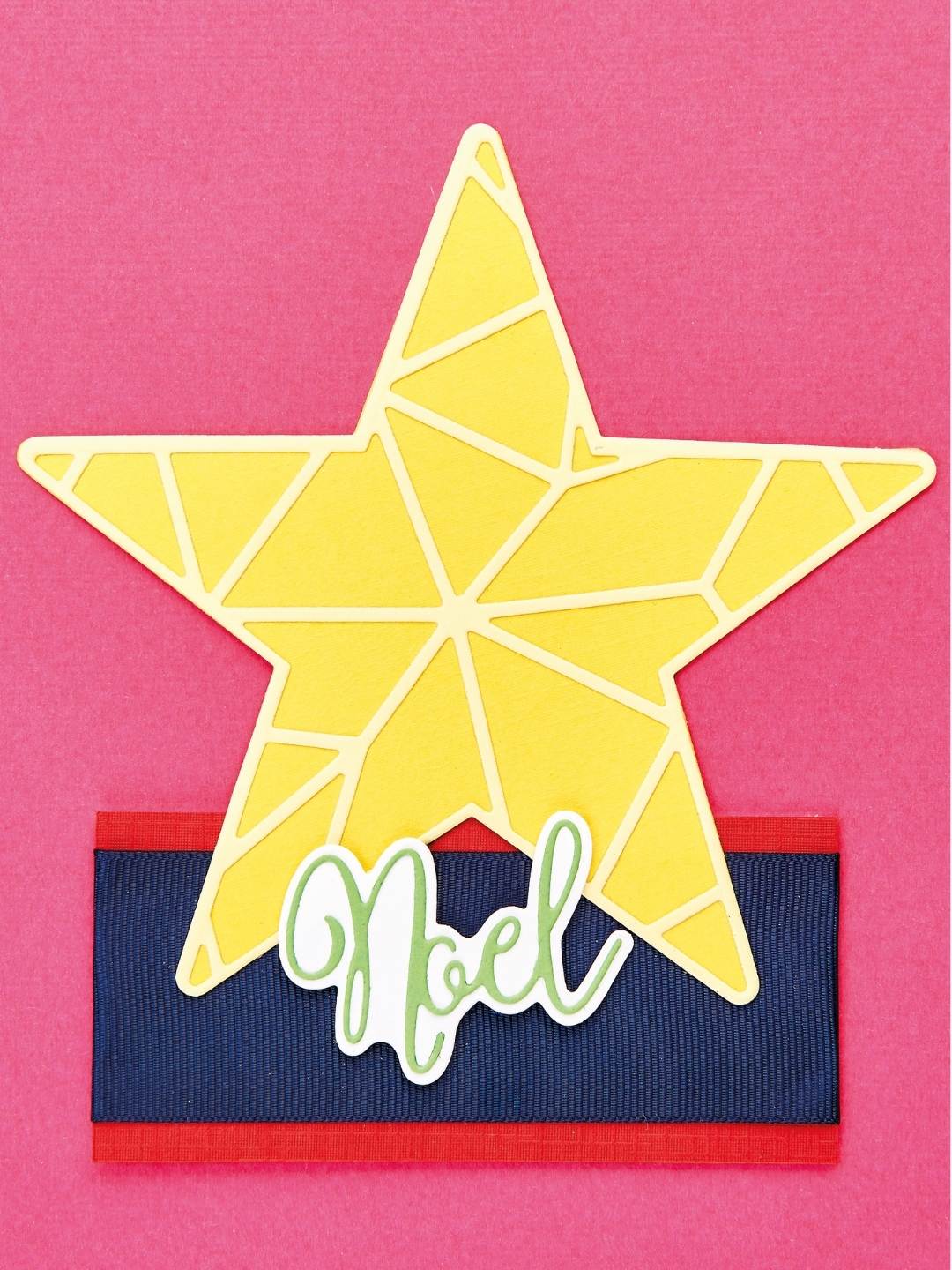 Geometric Die-Cut Star Cards