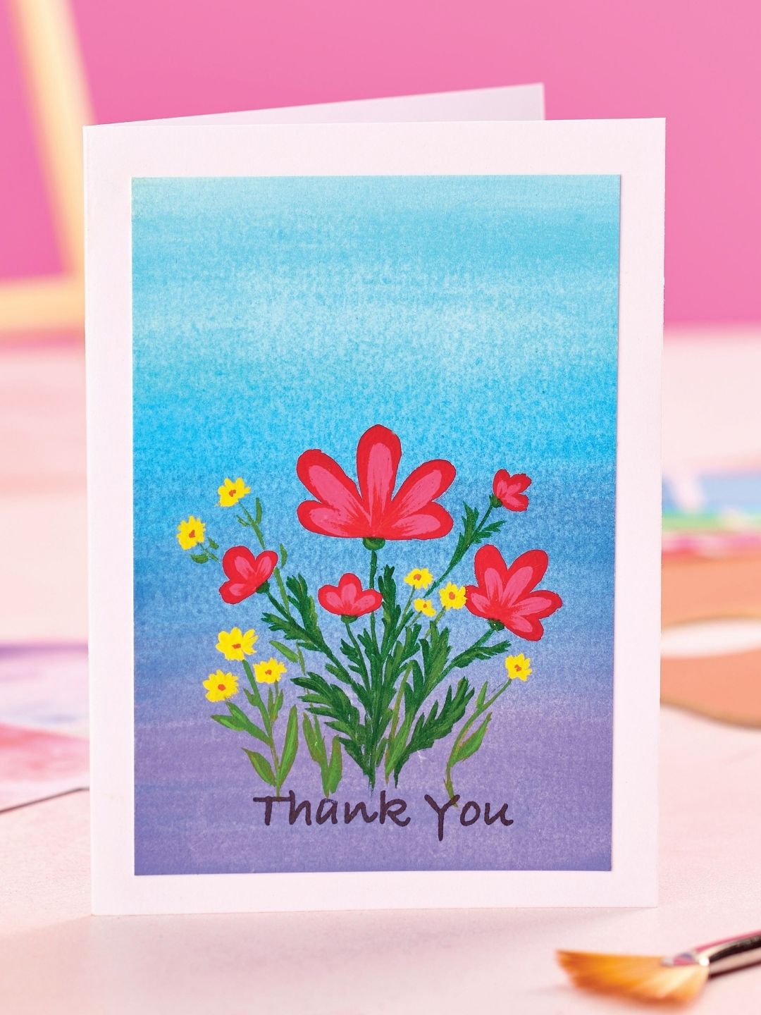Gouache Paint Cards Tutorial