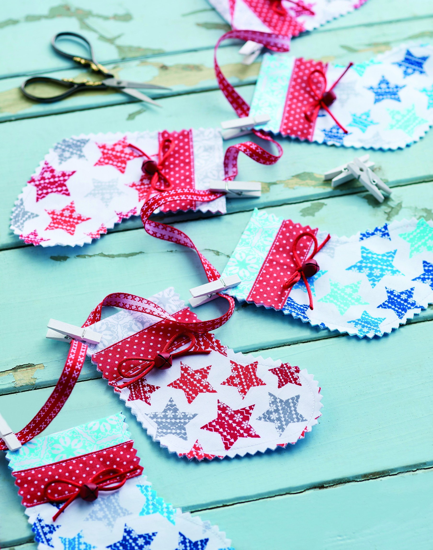 Christmas Stocking Bunting Decoration