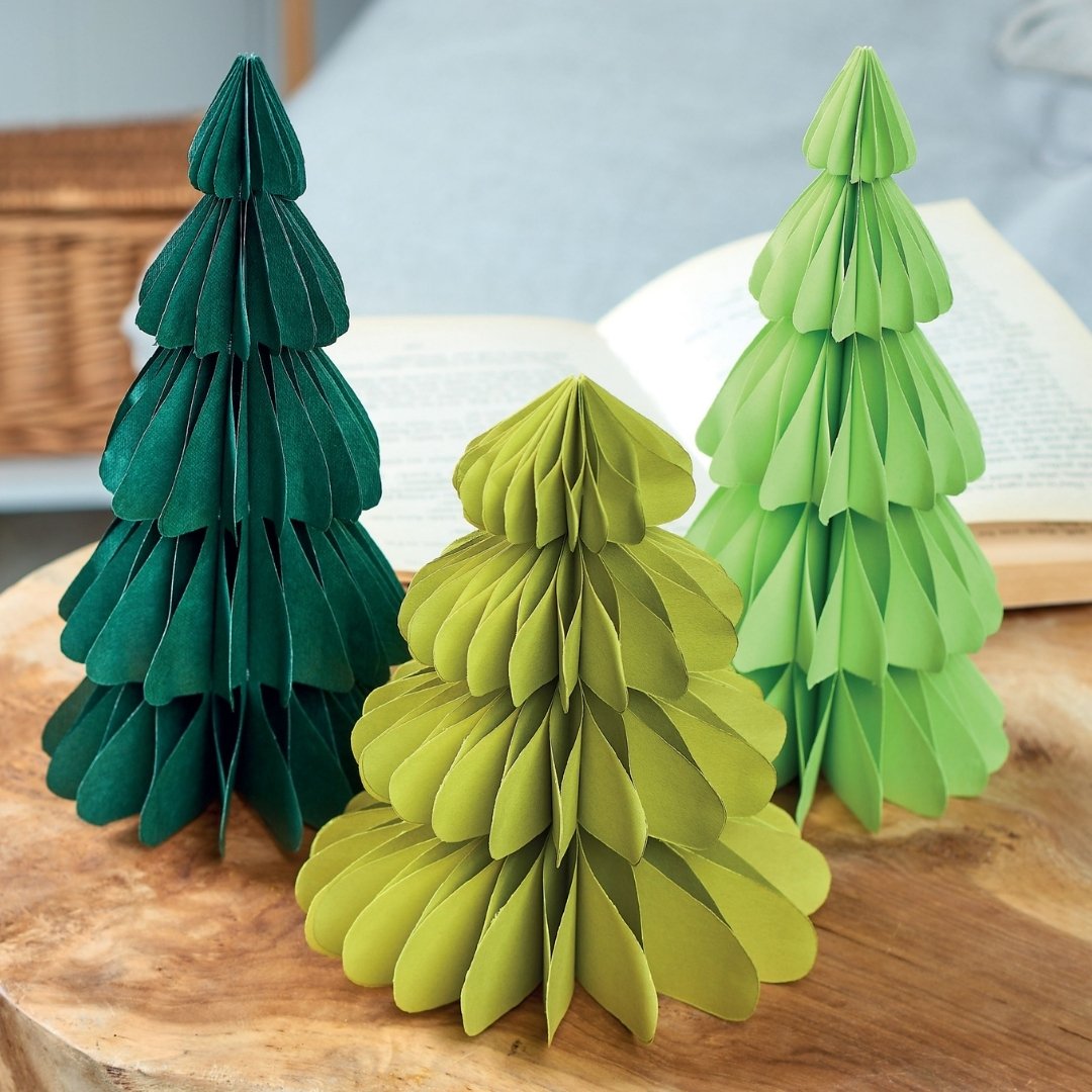 Honeycomb Trees Christmas Decoration
