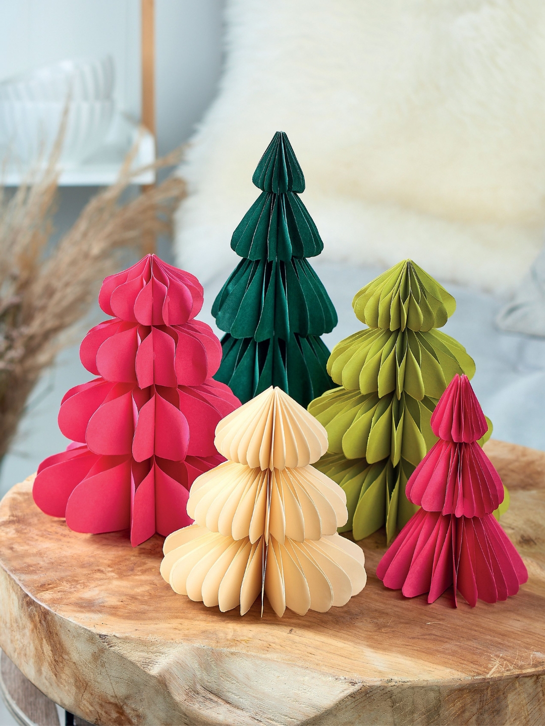 Honeycomb Trees Christmas Decoration