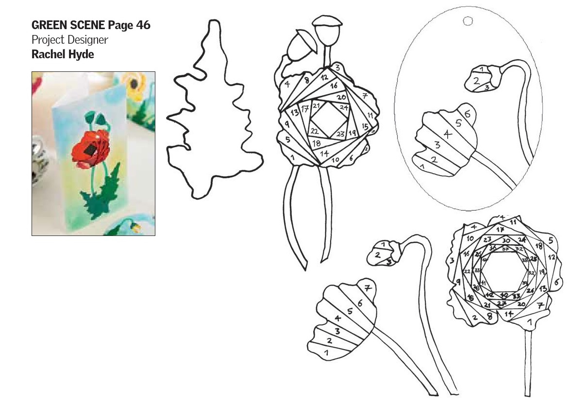 Iris Folding Summer Cards