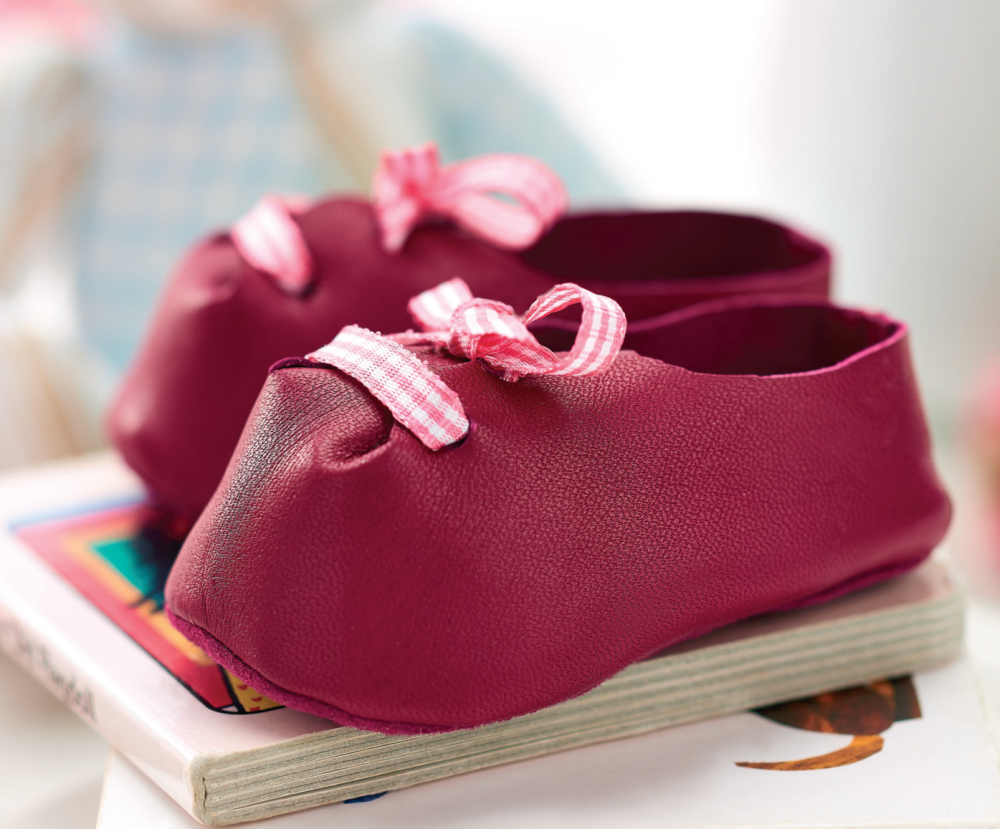 Leather Baby Bootees