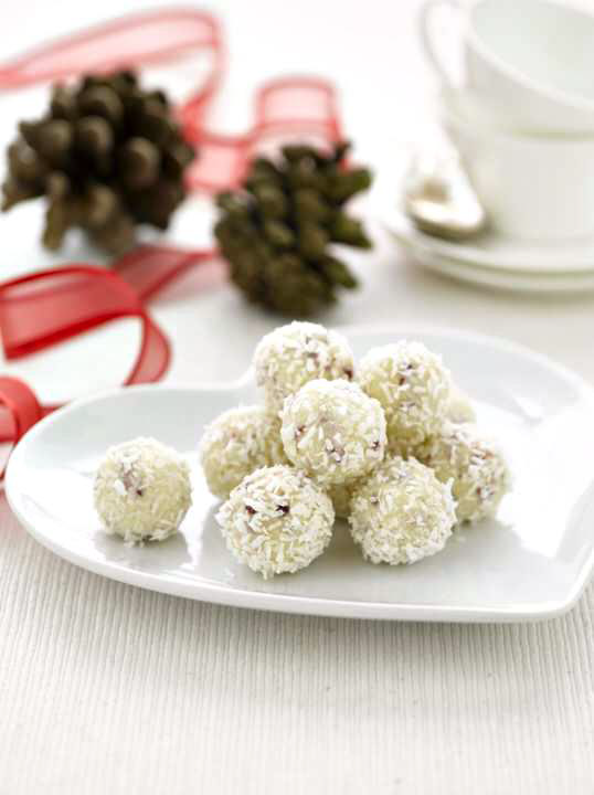 Lemon, Coconut & White Chocolate Truffles