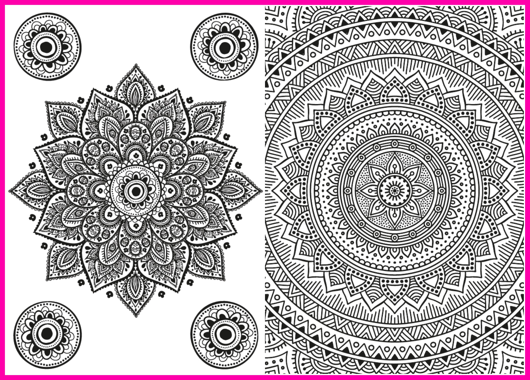 Mandala Colouring In Pages