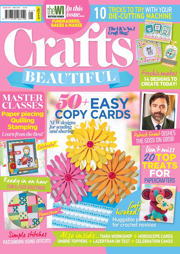 Crafts Beautiful May 2017 Issue 305 Template Pack