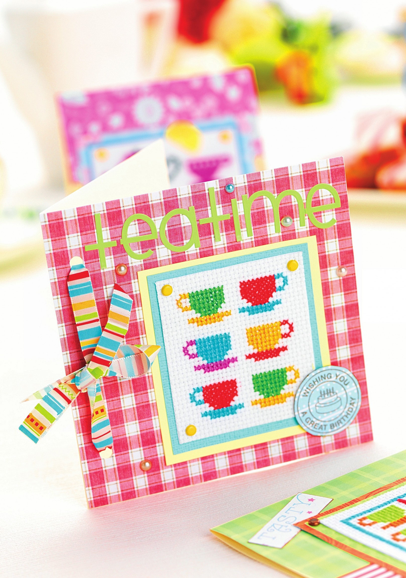 Morning Cross Stitch Cards