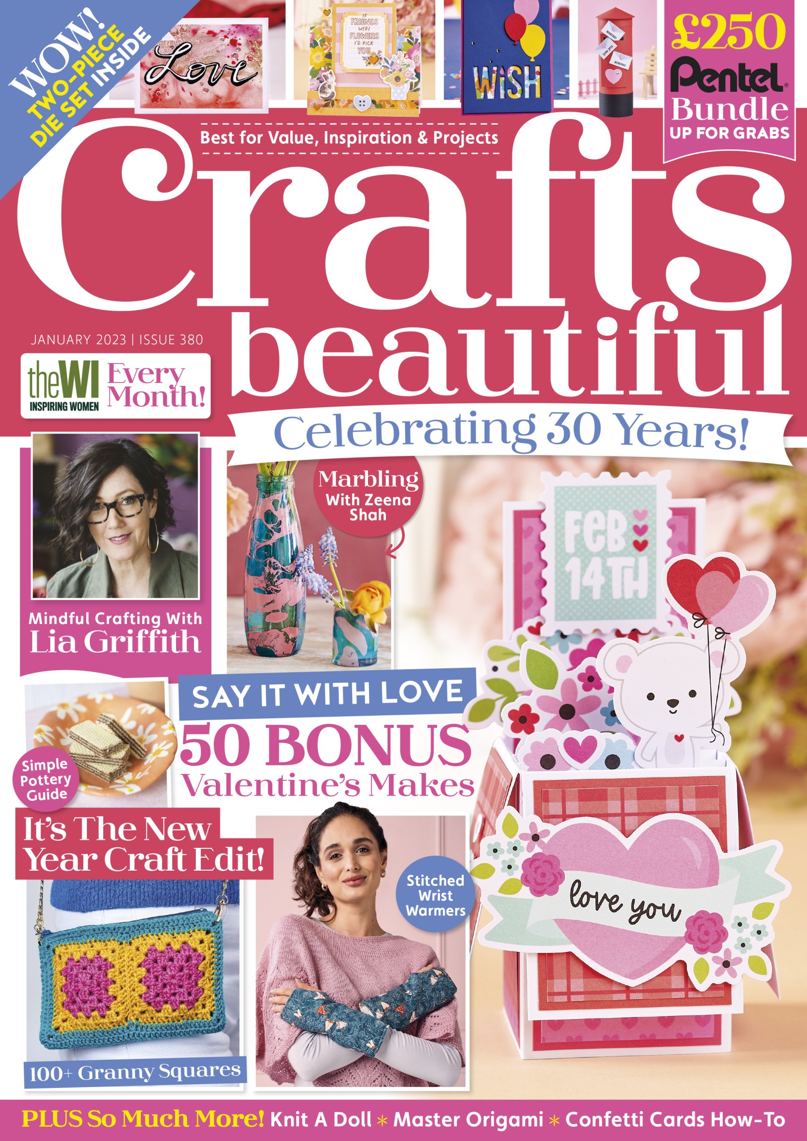 Crafts Beautiful January 2023 Issue 380 Template Pack