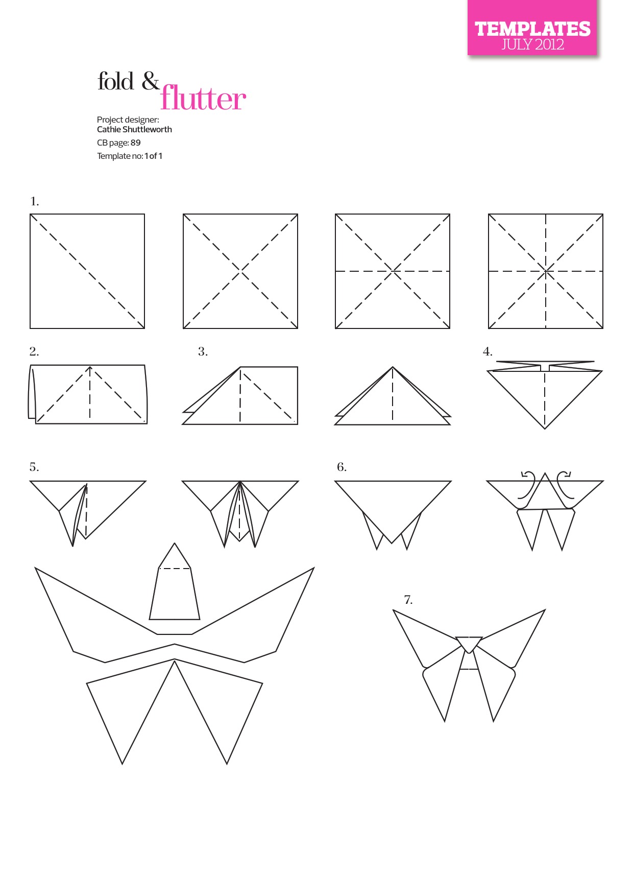 Origami Butterflies