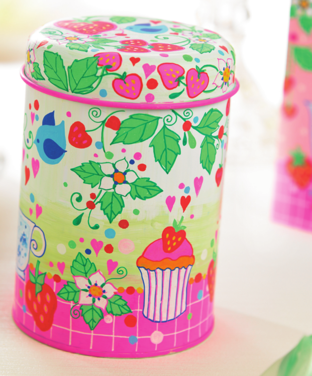 Painted Berries Tin