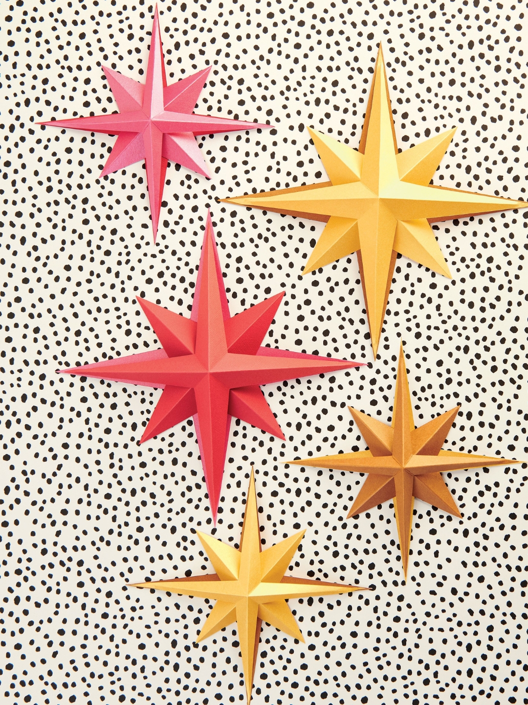 Paper Stars Christmas Decoration