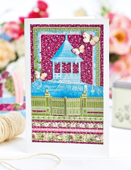 Papercraft Garden Scene