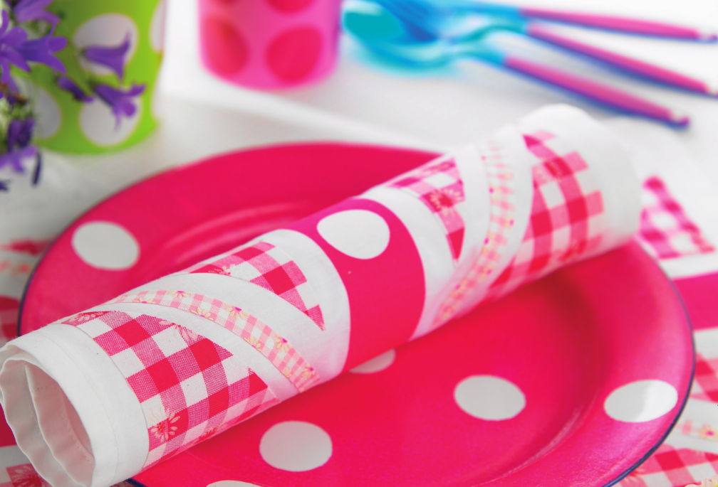 Patriotic Pink Tableware