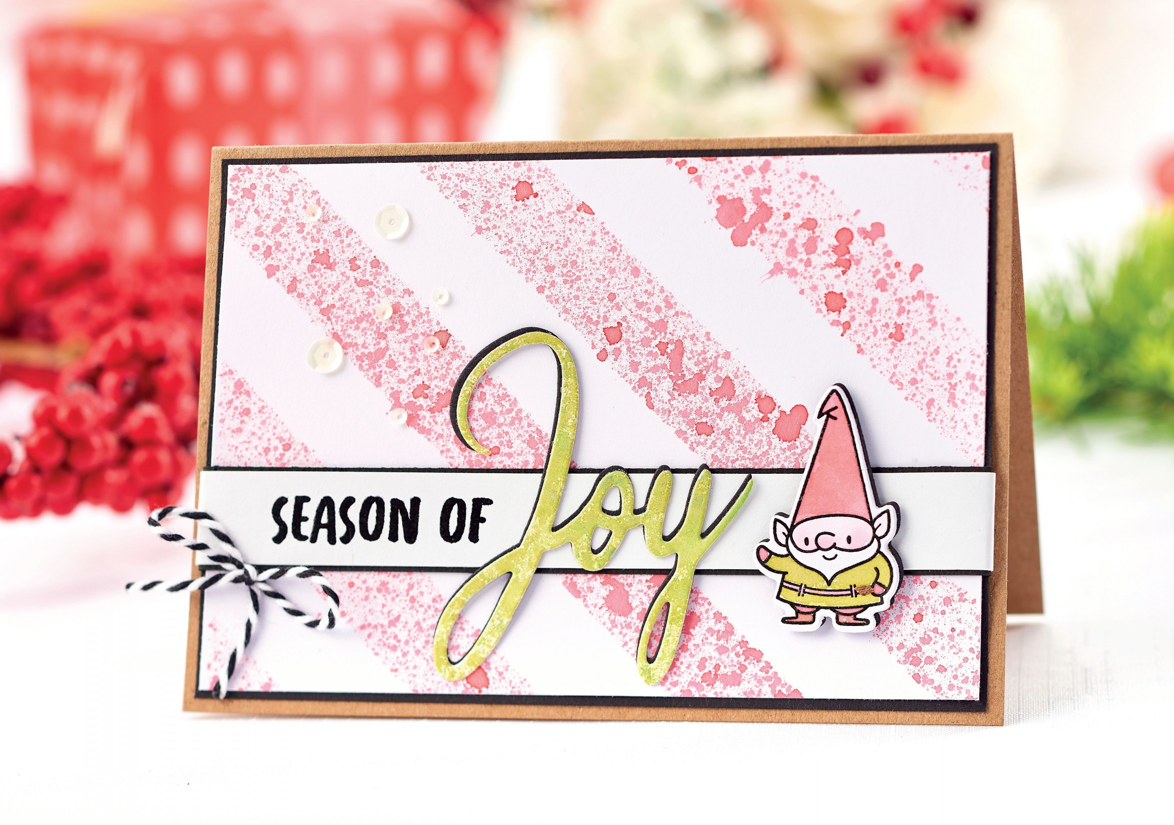 Pearlescent Powder Spritzer Cards