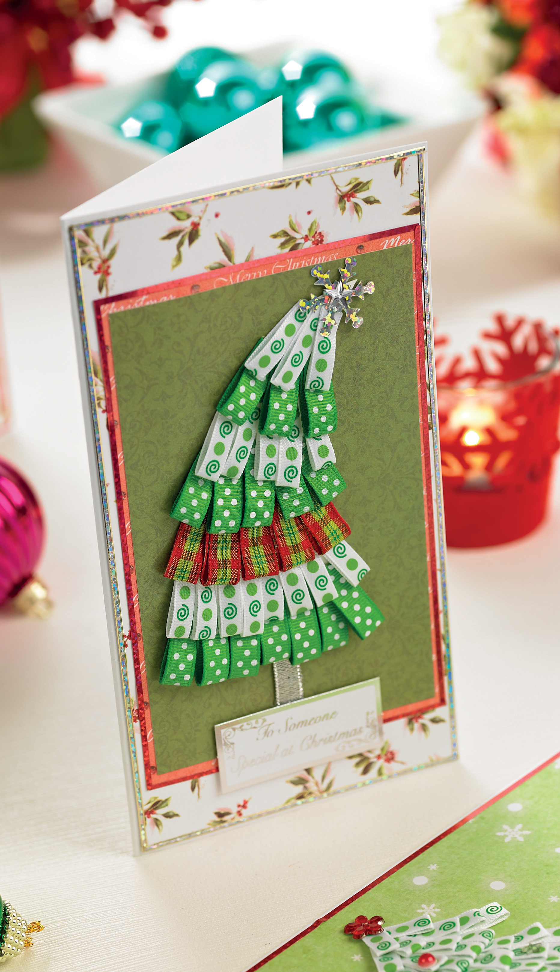 Ribbon Christmas Cards
