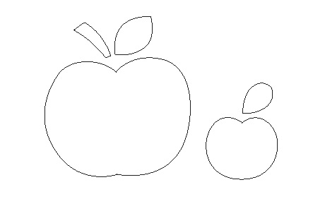 Apple Applique Teacher Gift Templates