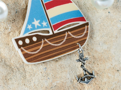 Make Seaside Boat Necklace