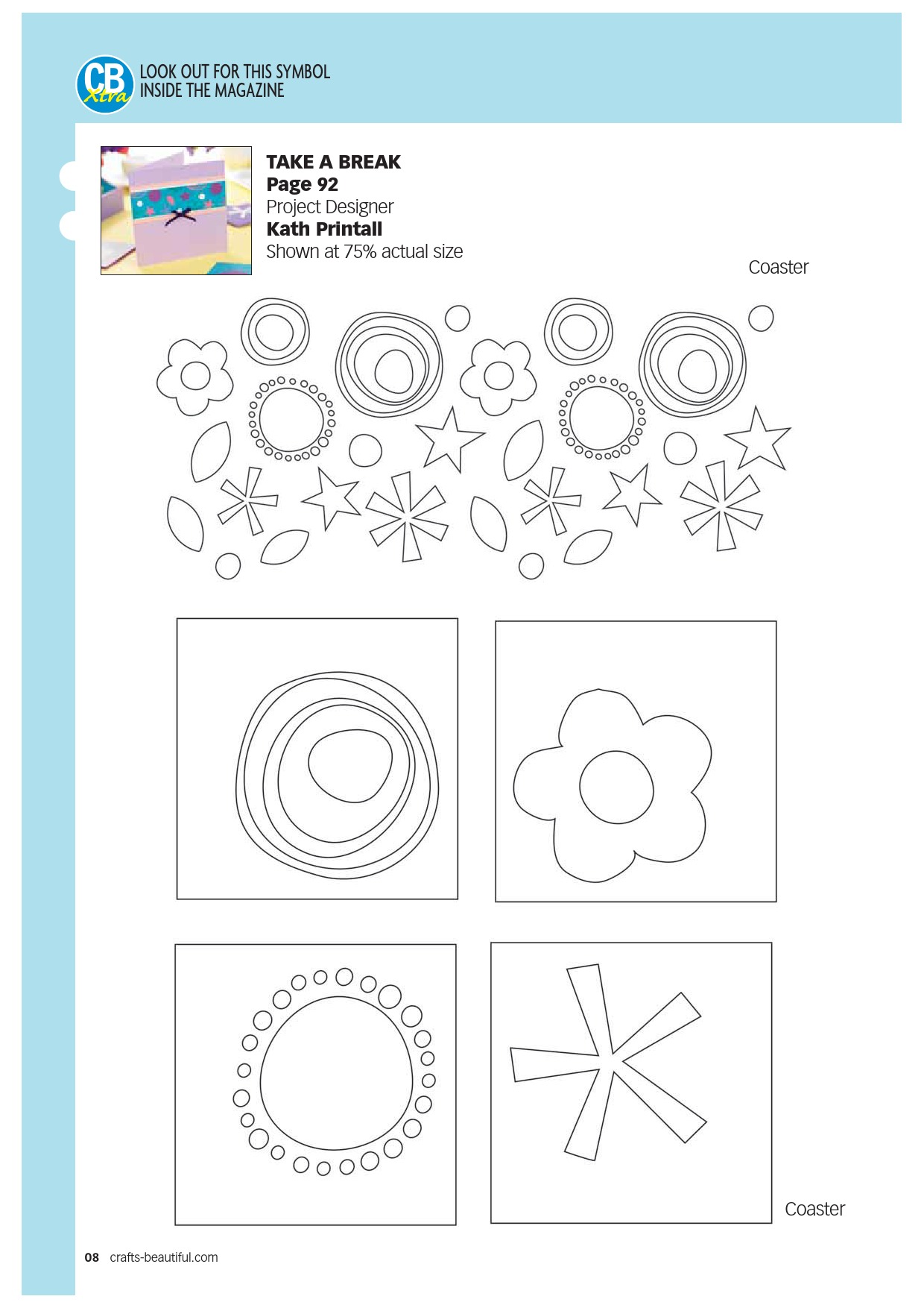 Simple painted wood home decs
