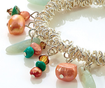 Dyed Agate Bracelet