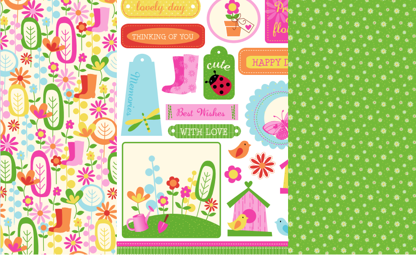 Jennifer Ellory Garden Delights Papers & Sentiments