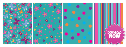 Crafts Beautiful June 2008 Template Pack & Free Papers