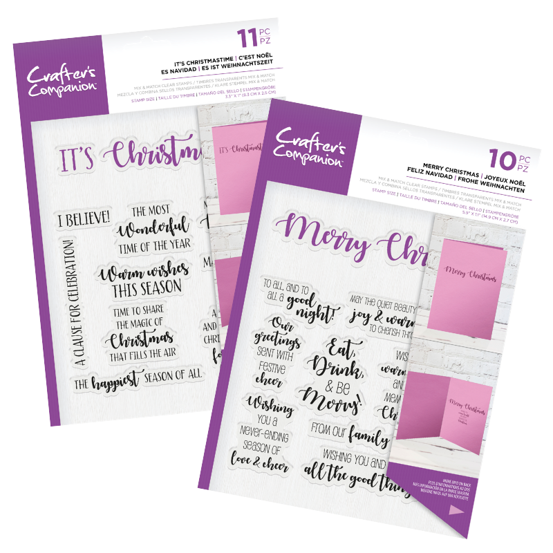Win One of Seven Crafter’s Companion Christmas Stamp Collection