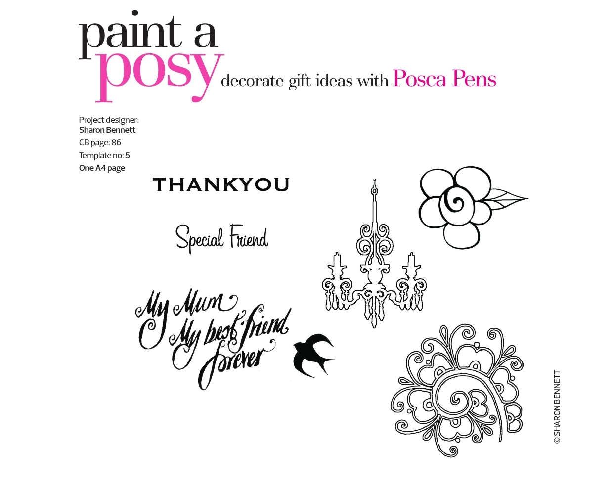 Decorate Gift Ideas With Posca Pens
