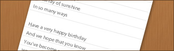 Grandchild’s Birthday Verse