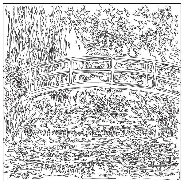 Colour Your Own Monet Illustration