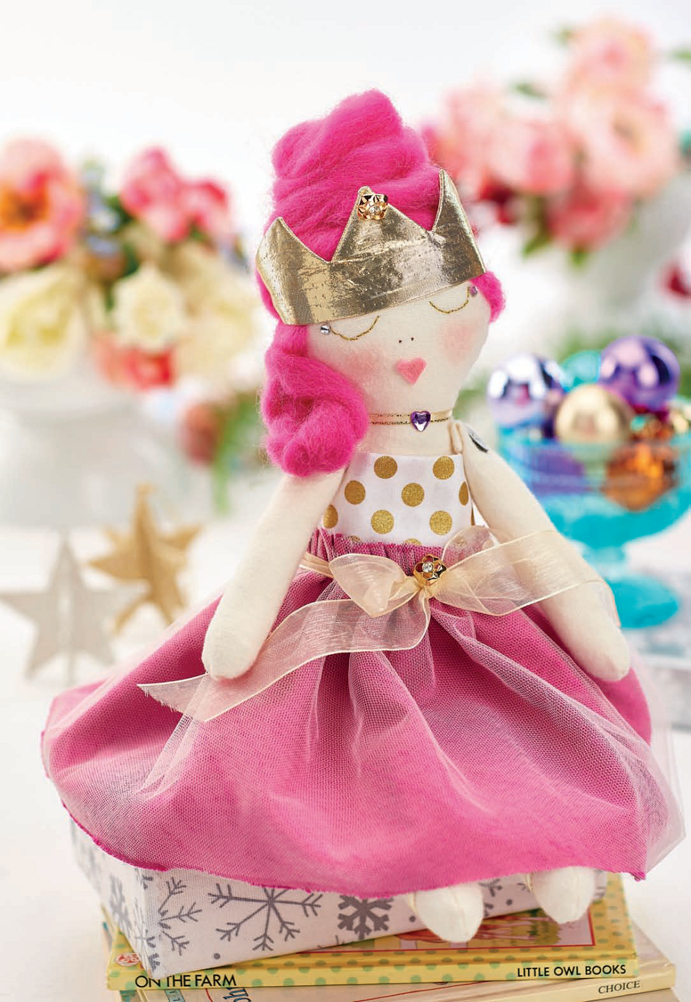 Pretty In Pink Stitched Princess Doll