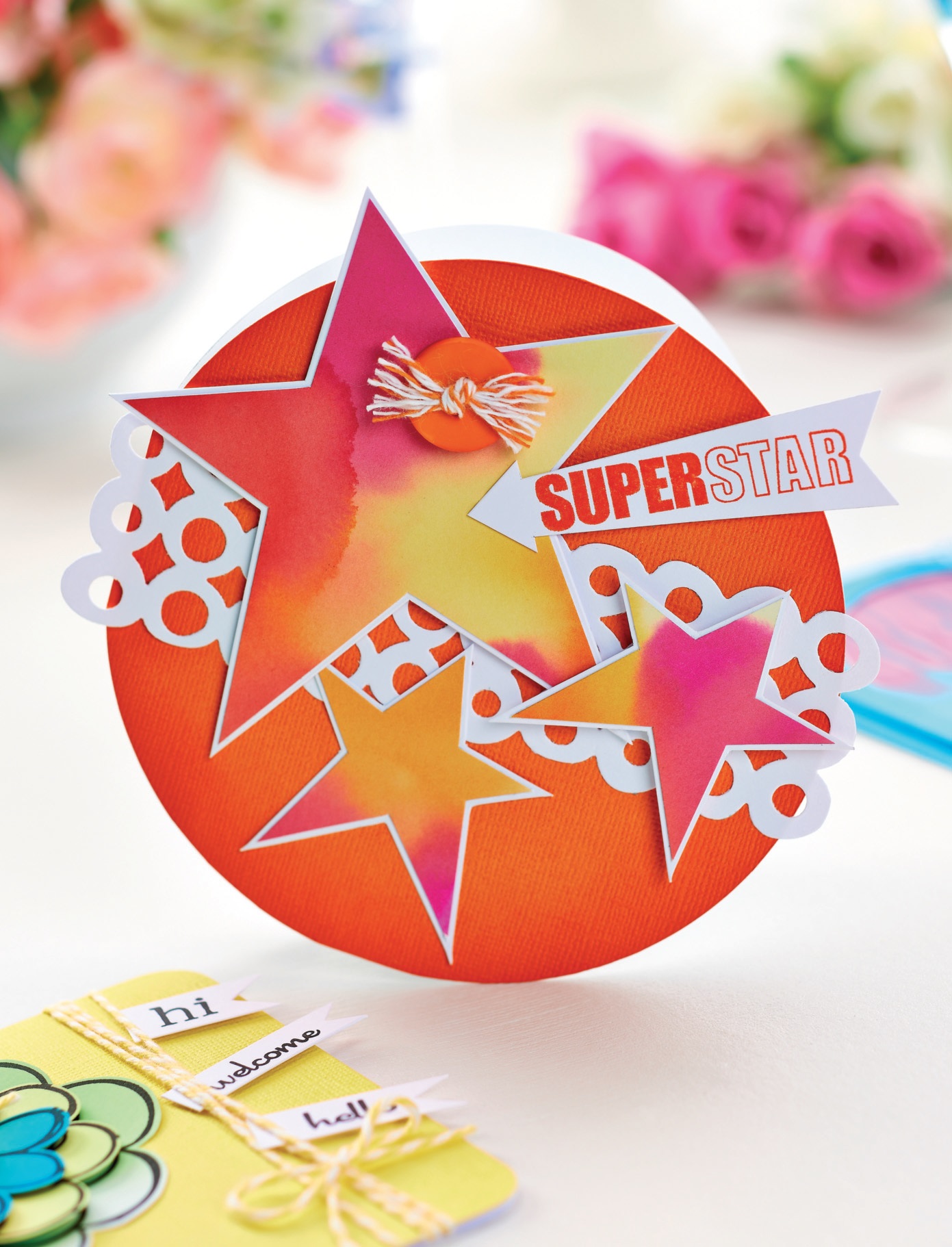 Tie-Dyedfabric Cards